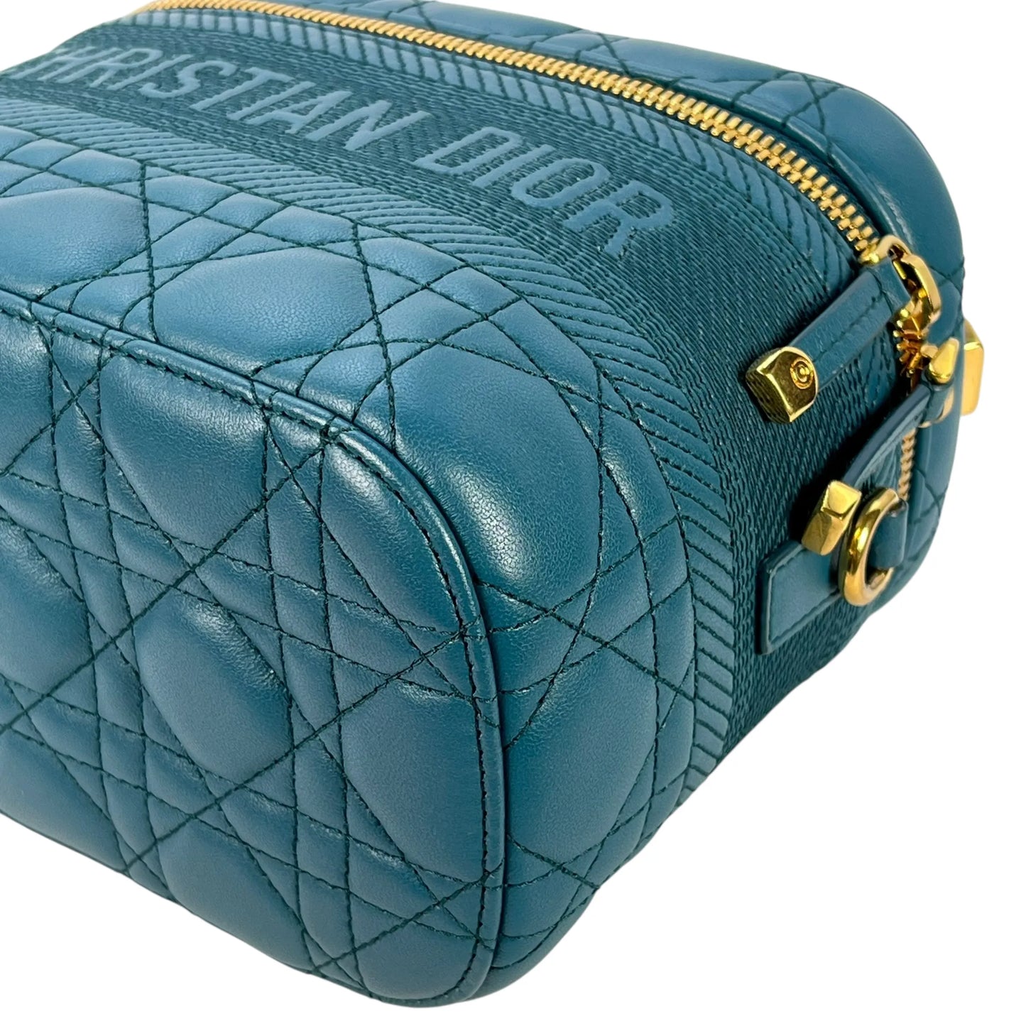 Dior Small Travel Vanity Handbag/Shoulder Bag - Blue 