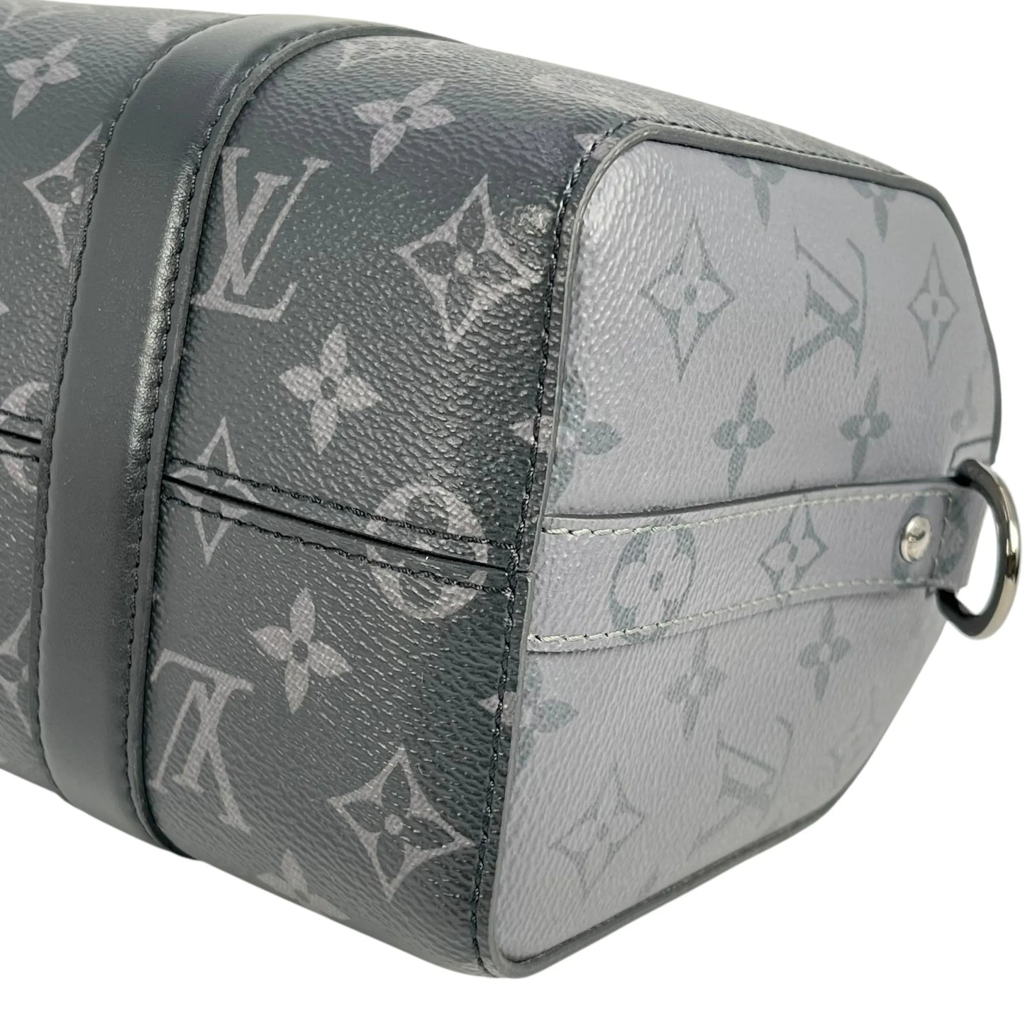Louis Vuitton Monogram Eclipse City Keepall Bandouliere Shoulder Bag - Black and Grey 