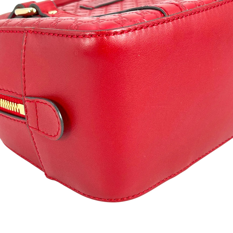 GUCCI Micro Guccissima Handbag - Red 