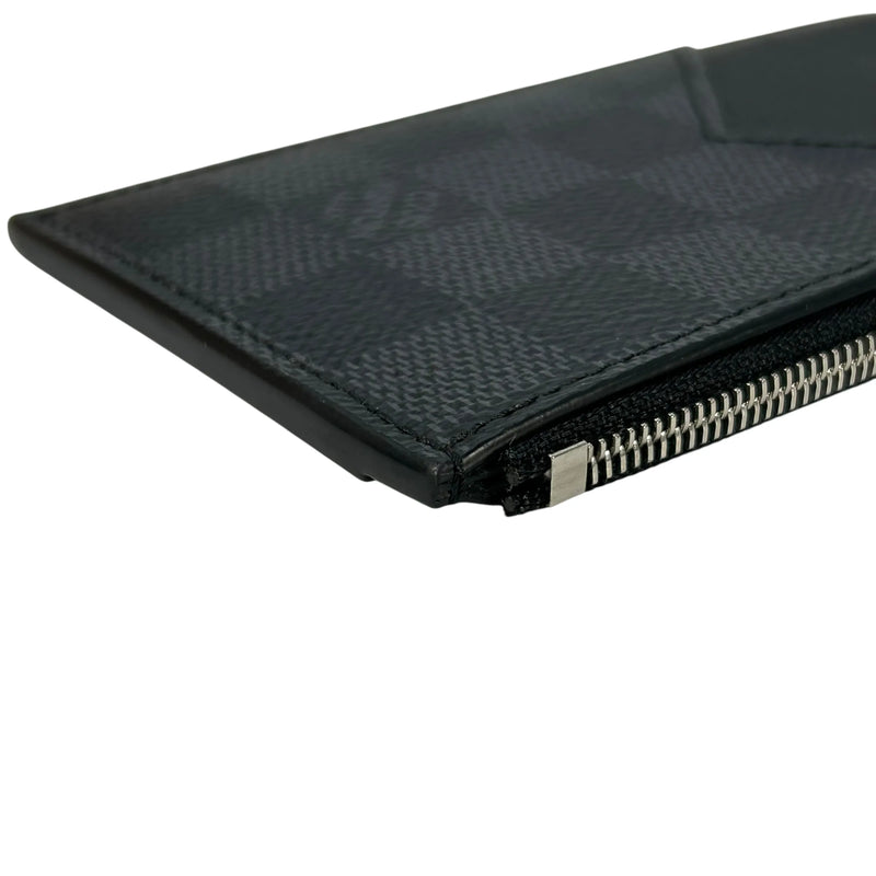 Louis Vuitton Damier Card Case and Coin Purse - Black 