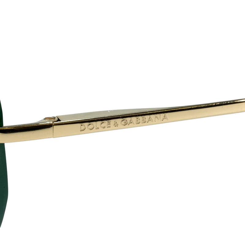 DOLCE &amp; GABBANA Round Sunglasses - Green - 33964 