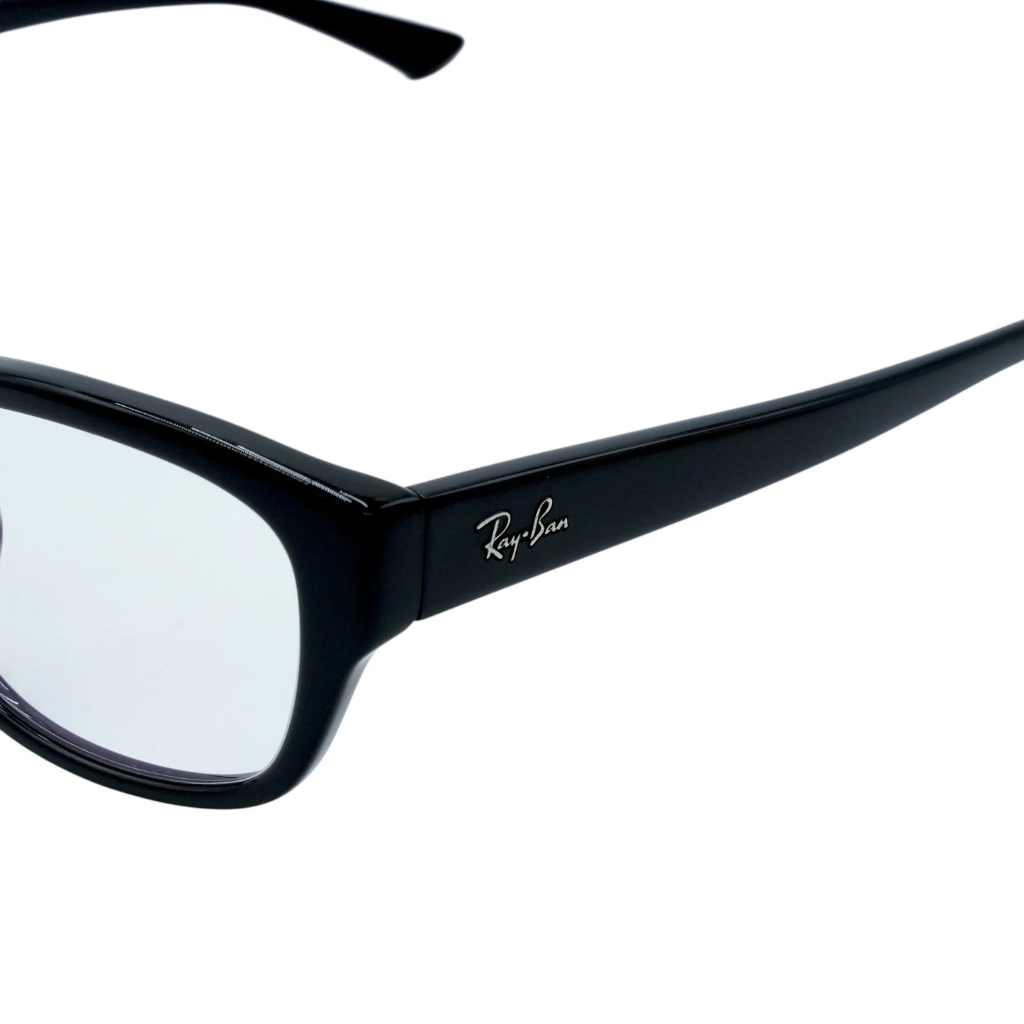 Ray-Ban Black Frame Sunglasses - Clear Lenses - 30199 