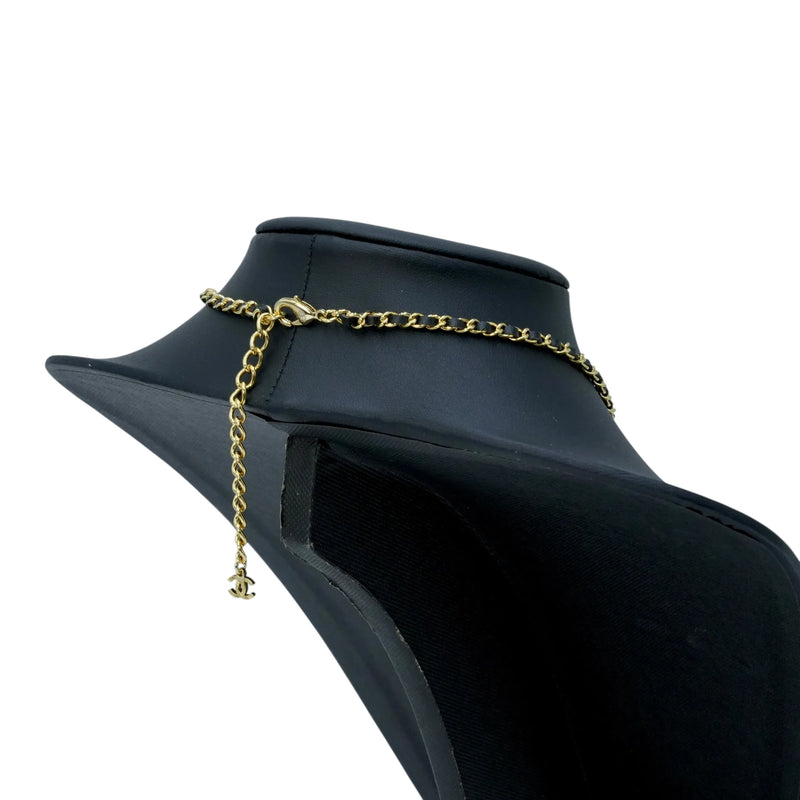 CHANEL パール クリスタル ローラースケート ネックレス - GP