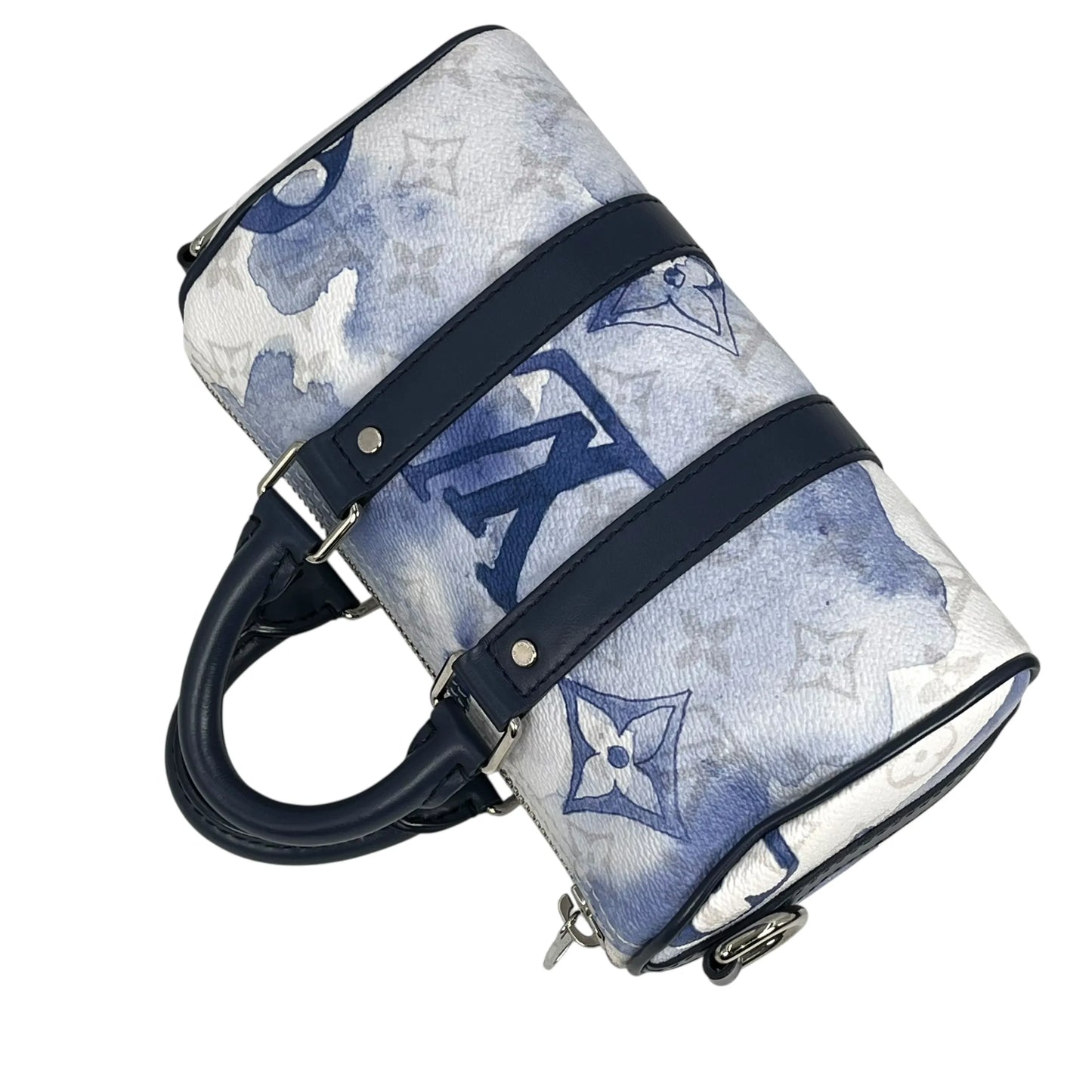 Louis Vuitton Monogram Watercolor Keepall XS Shoulder Bag/Mini Bag - White/Blue 