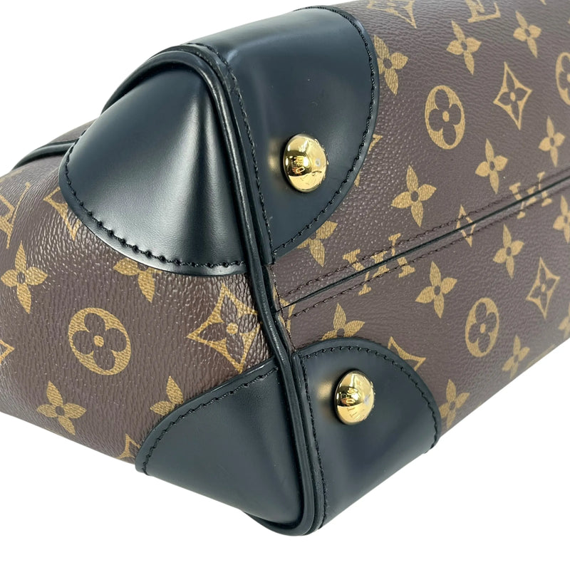 Louis Vuitton フェニックス PM モノグラム キャンバス ハンドバッグ - ブラウン × ブラック