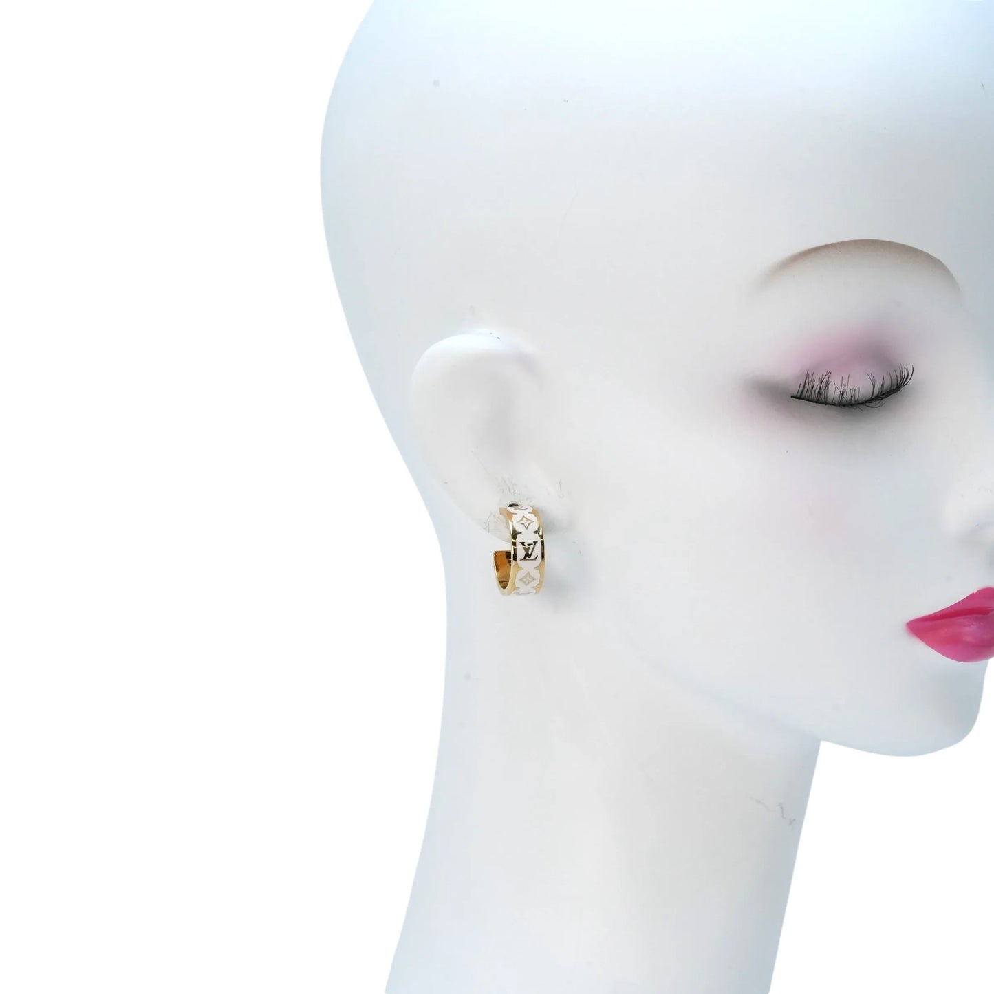 Louis Vuitton Nanogram Earrings - Enamel 