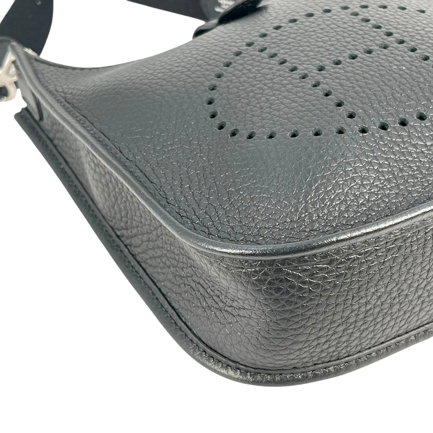 HERMES Evelyn TPM Taurillon W Stamp (Made in 2024) Shoulder Bag - Black 