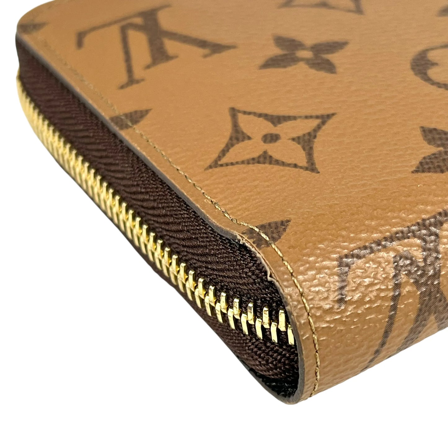 HOLD🔷LOUIS VUITTON Monogram Reverse Zippy Long Wallet - Brown 