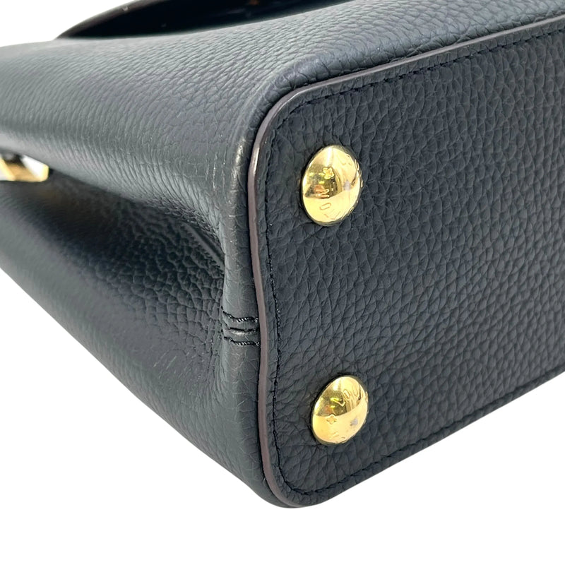 LOUIS VUITTON Capucines BB Handbag/Shoulder Bag - Black 