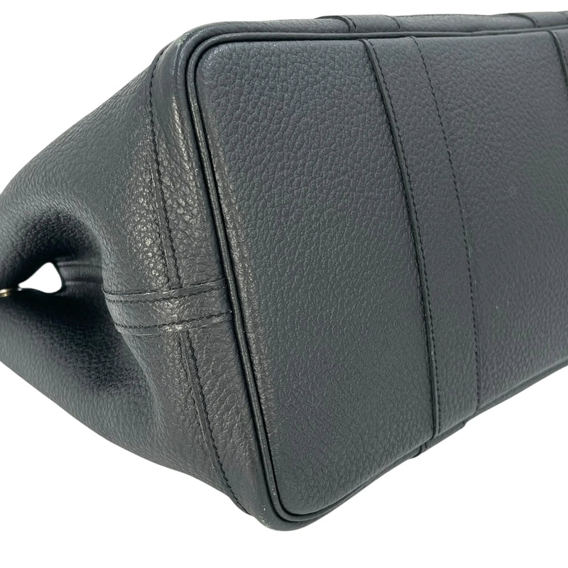 HERMES Garden Party PM Negonda X Stamped Tote Bag - Black 