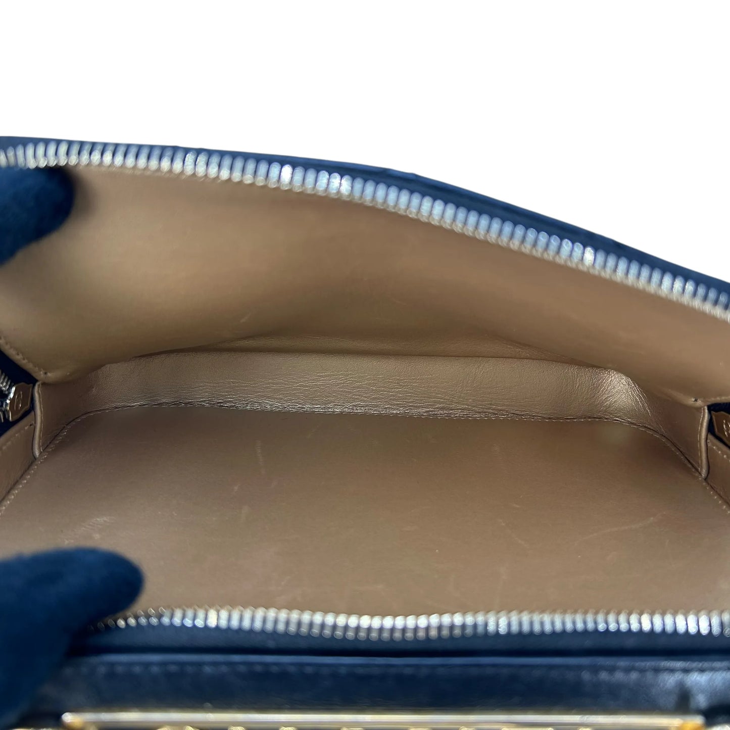 CHANEL Matelasse Vanity Bag with Chain Shoulder Bag - Black 