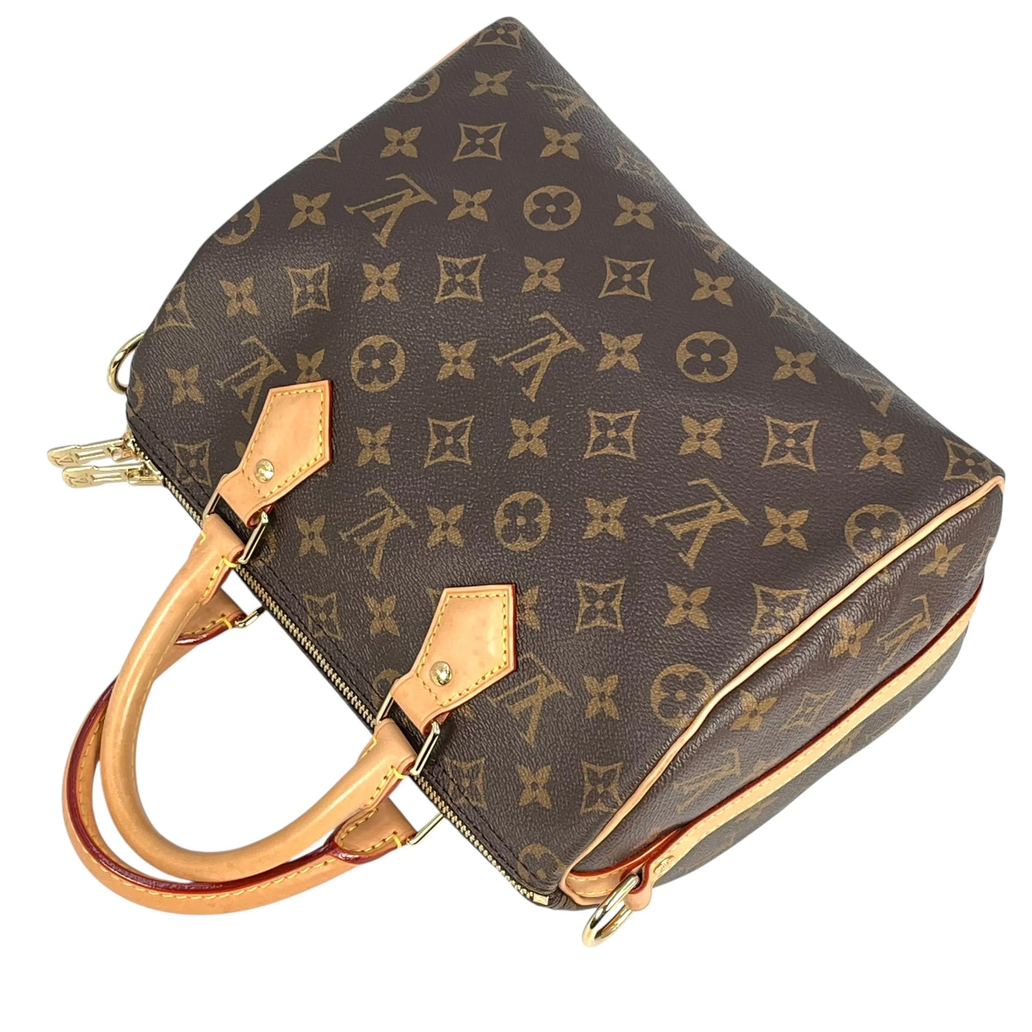 LOUIS VUITTON スピーディ バンドリエール 25 モノグラム ハンドバッグ - ブラウン