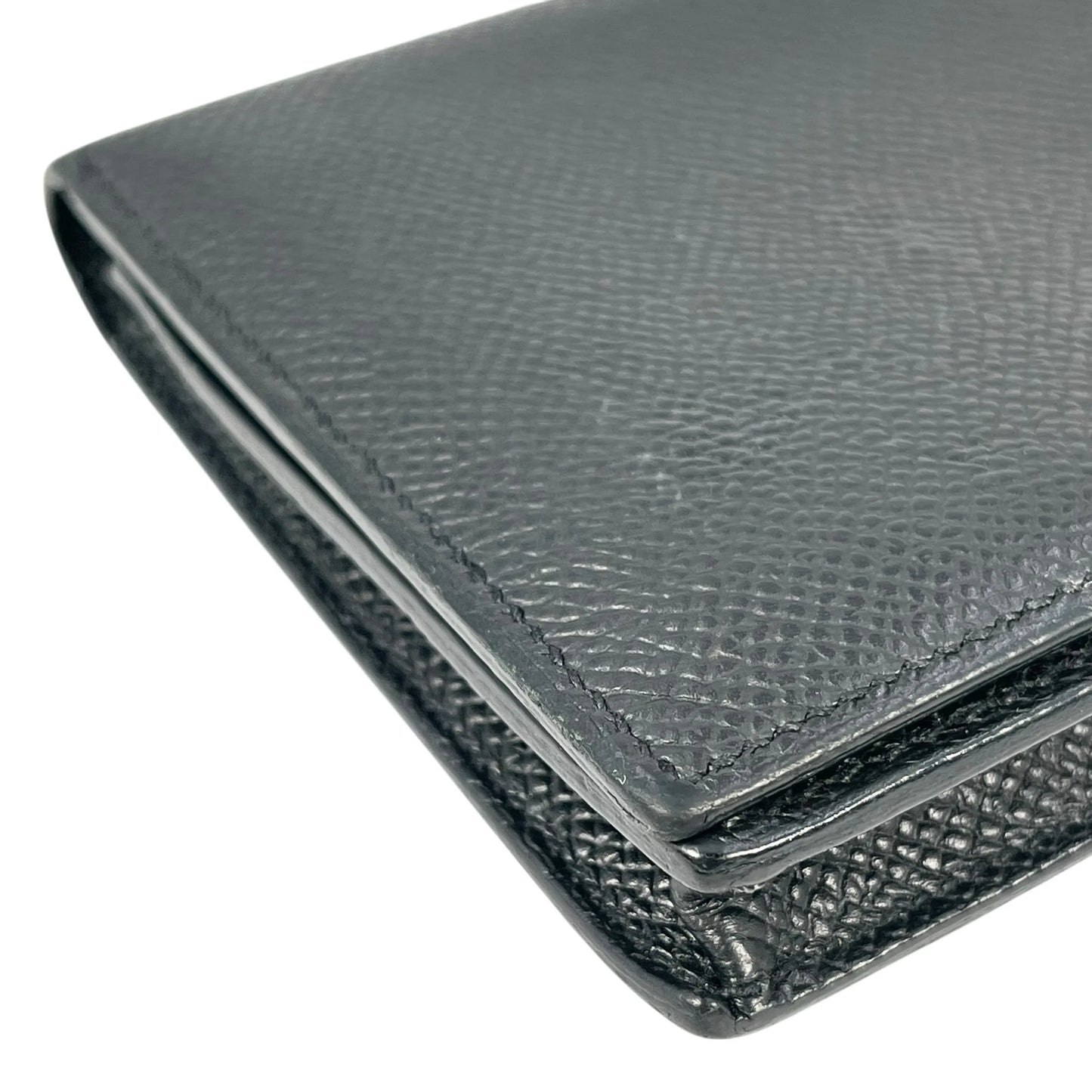 HERMES Bearn Souffle Epsom Leather Long Wallet (2014) - Black (R Stamp) 