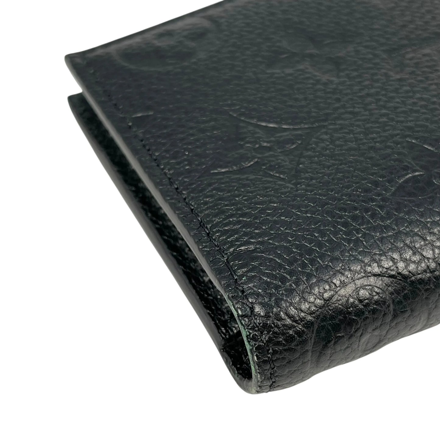 Louis Vuitton Monogram Empreinte Bifold Wallet, Compact Wallet, and Coin Case - Black 