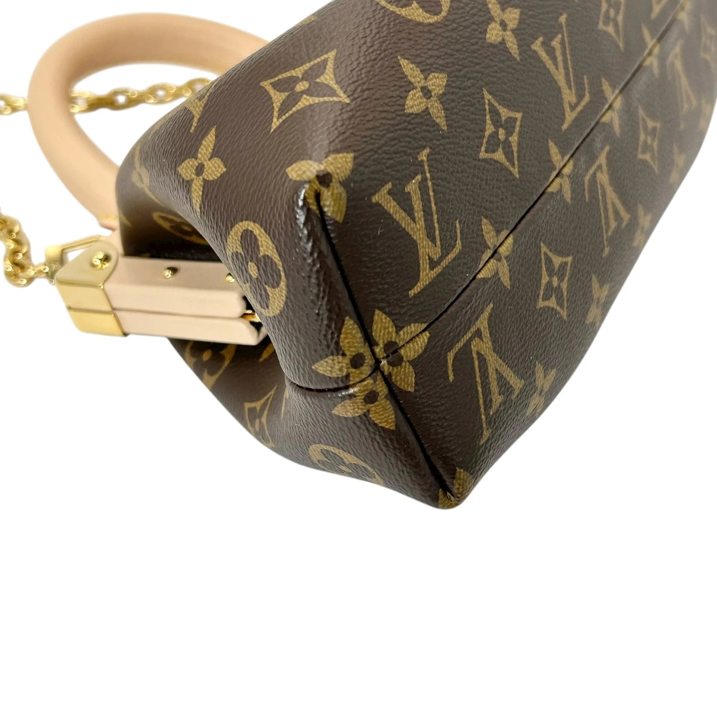 LOUIS VUITTON クラッチ モノグラムキャンバス ハンドバッグ - ブラウン
