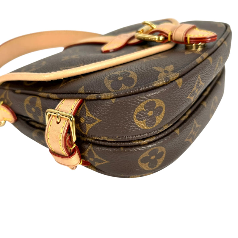 LOUIS VUITTON ソミュールBB モノグラム ハンドバッグ ショルダーバッグ - ダークブラウン