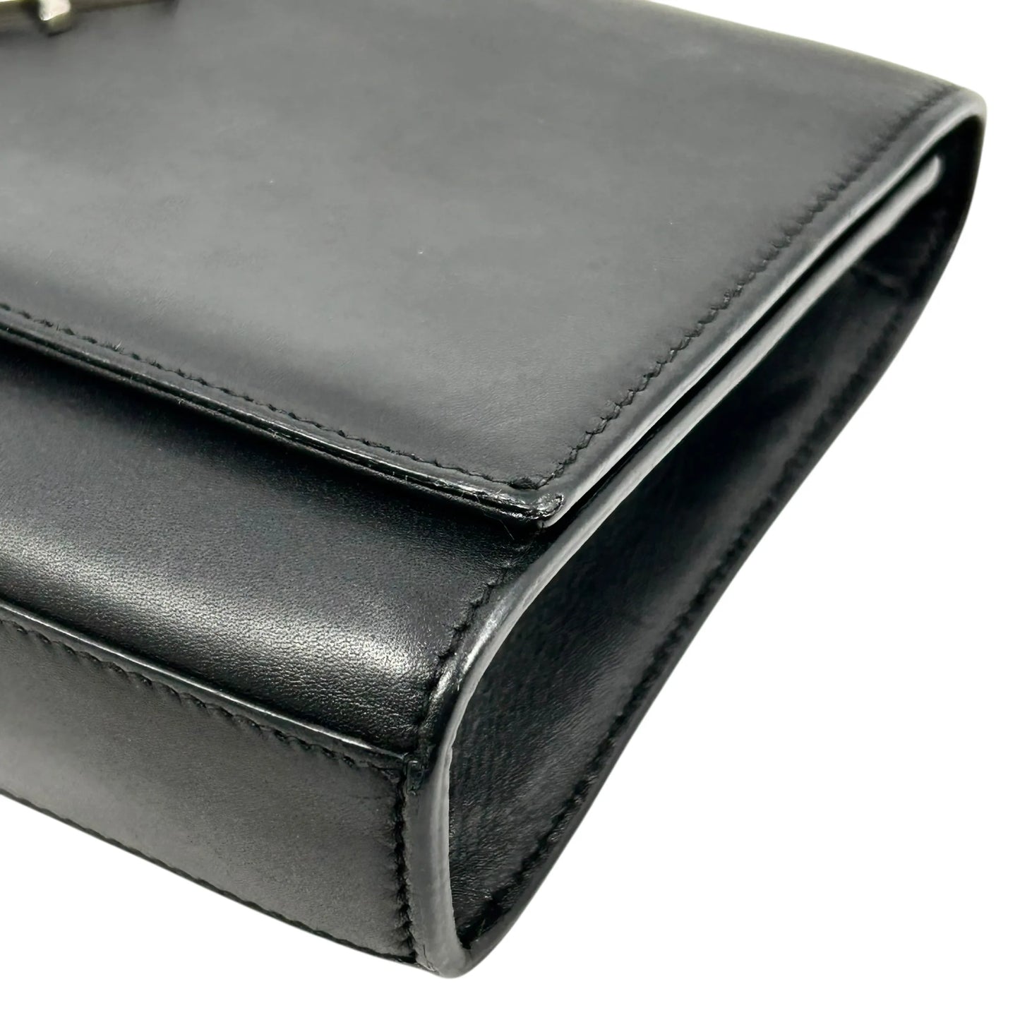 Saint Laurent ケイト タッセル ミディアム レザー チェーンショルダーバッグ - ブラック