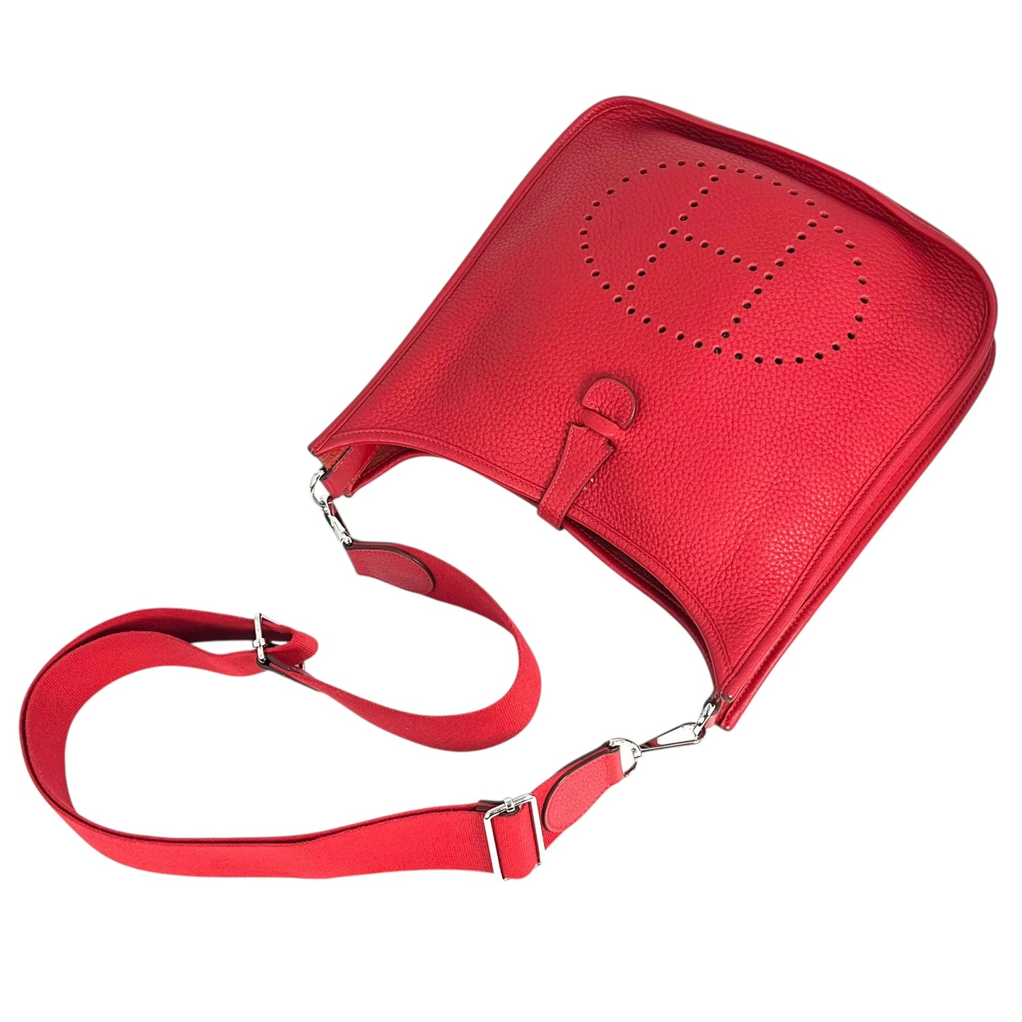 Hermès エヴリン3 PM トリヨンクレマンス T刻印（2015年製） ショルダーバッグ - レッド