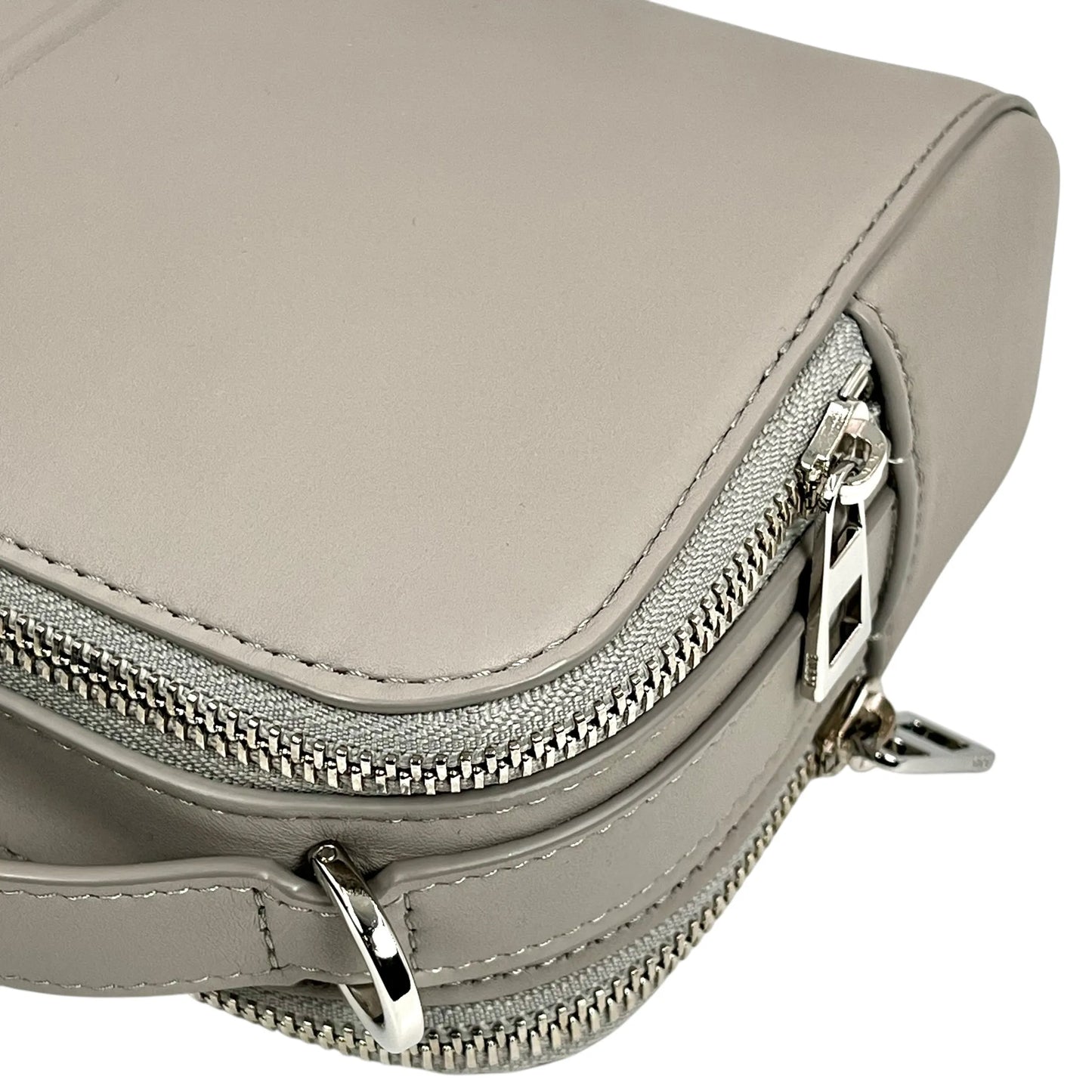 LOEWE Crossbody Camera Bag Mini Calfskin Shoulder Bag - Grey 