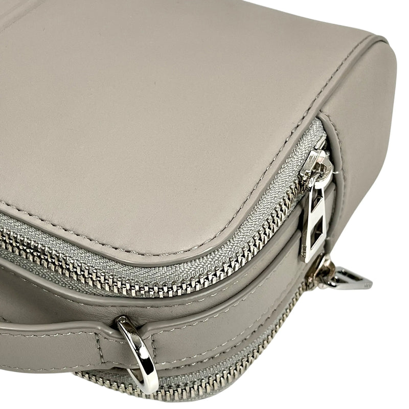 LOEWE Crossbody Camera Bag Mini Calfskin Shoulder Bag - Grey 