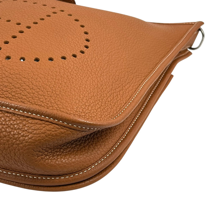 Hermès Evelyn III PM Taurillon Clemence Leather Shoulder Bag with M Stamp (2009) - Brown 