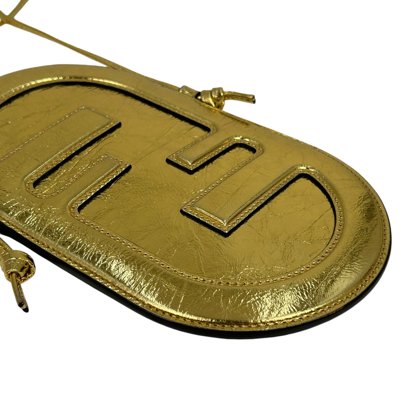 FENDI レザー フォンケース ショルダーバッグ - ゴールド