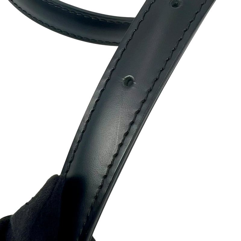 Louis Vuitton Black Leather Strap - Black - 09769 