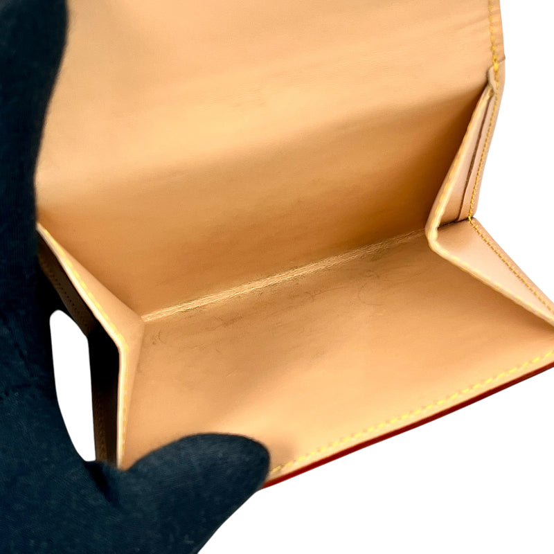 Louis Vuitton Monogram Multicolore Porte Monnaie Carte Credit Tri-fold Compact Wallet - Noir Black 