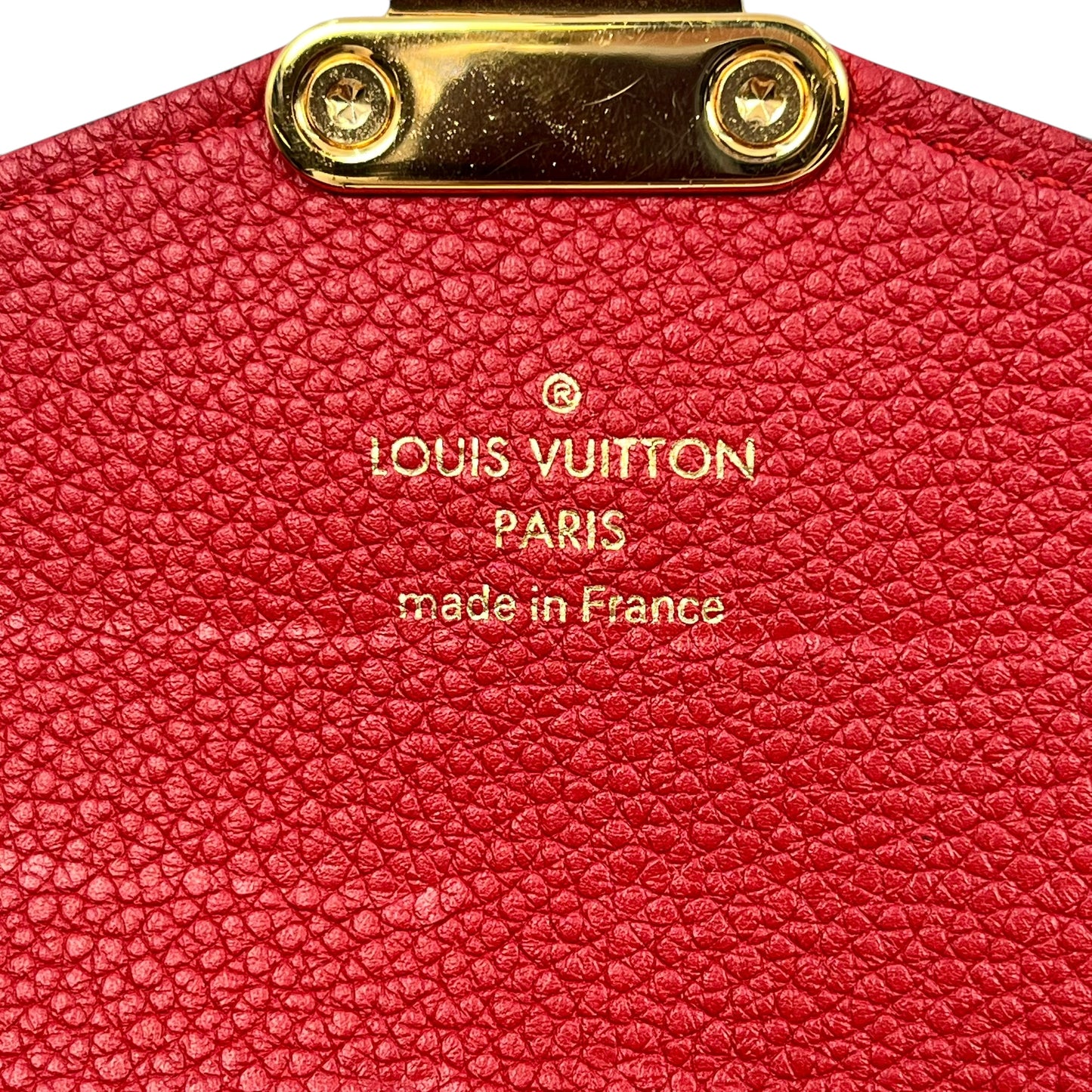 Louis Vuitton Monogram Pallas Portefeuille Long Wallet - Red 