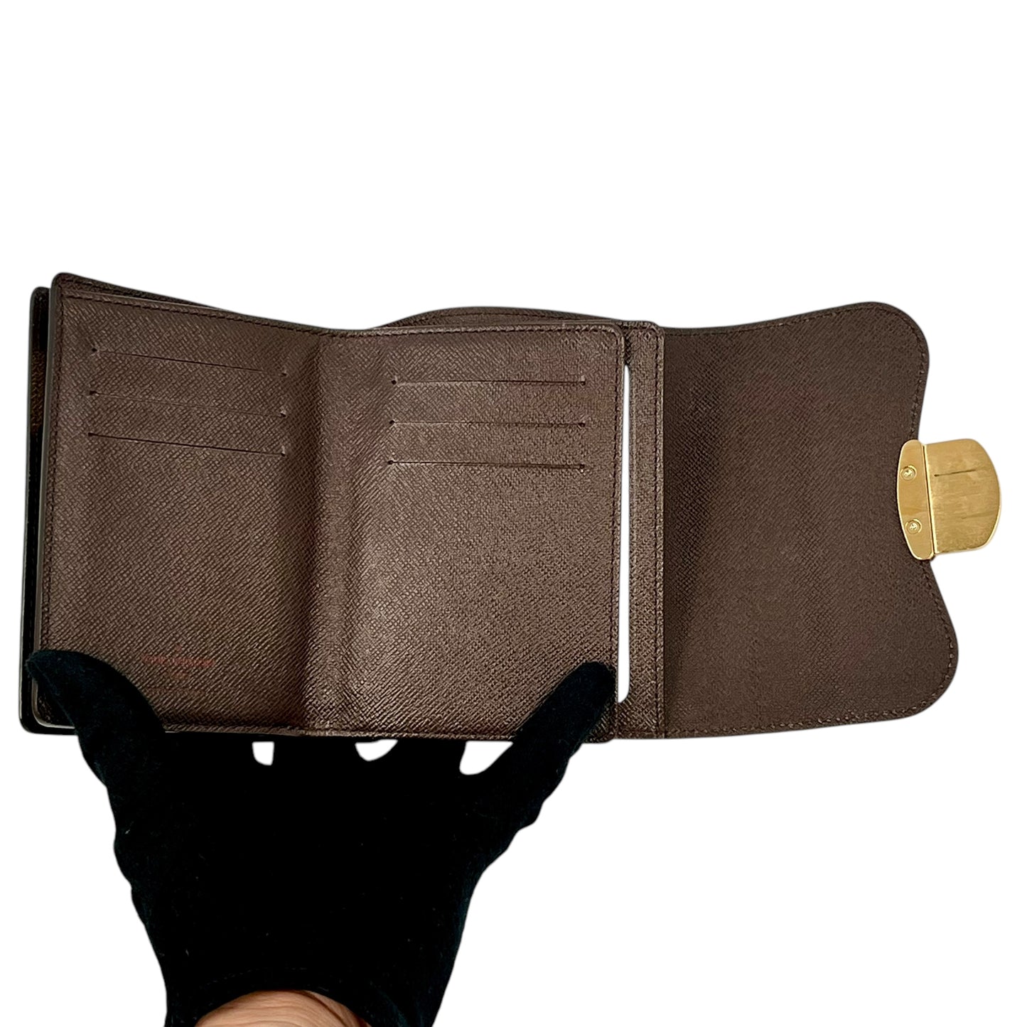 Louis Vuitton ダミエ ポルトフォイユ ジョイ 二つ折り財布 コンパクトウォレット - ダークブラウン