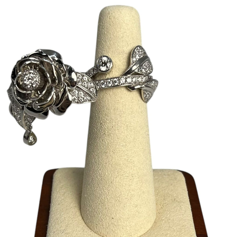 Diamond Platinum 950 Double Ring Jewelry - Pt950 