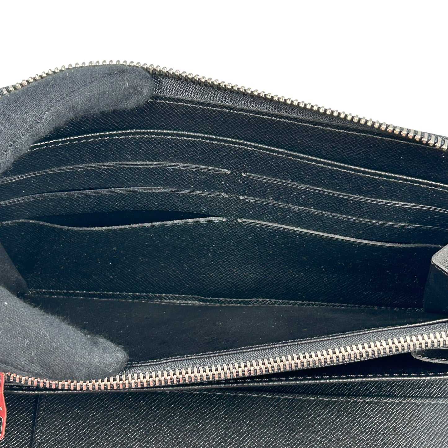 Louis Vuitton ダミエ ジッピー オーガナイザー 長財布 - ブラック × グレー