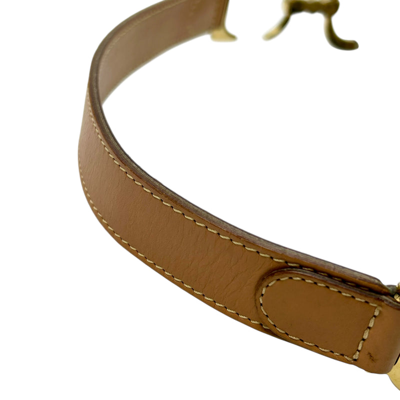 Dior サドル トロッター キャンバス ハンドバッグ ショルダーバッグ - カーキ × ベージュ