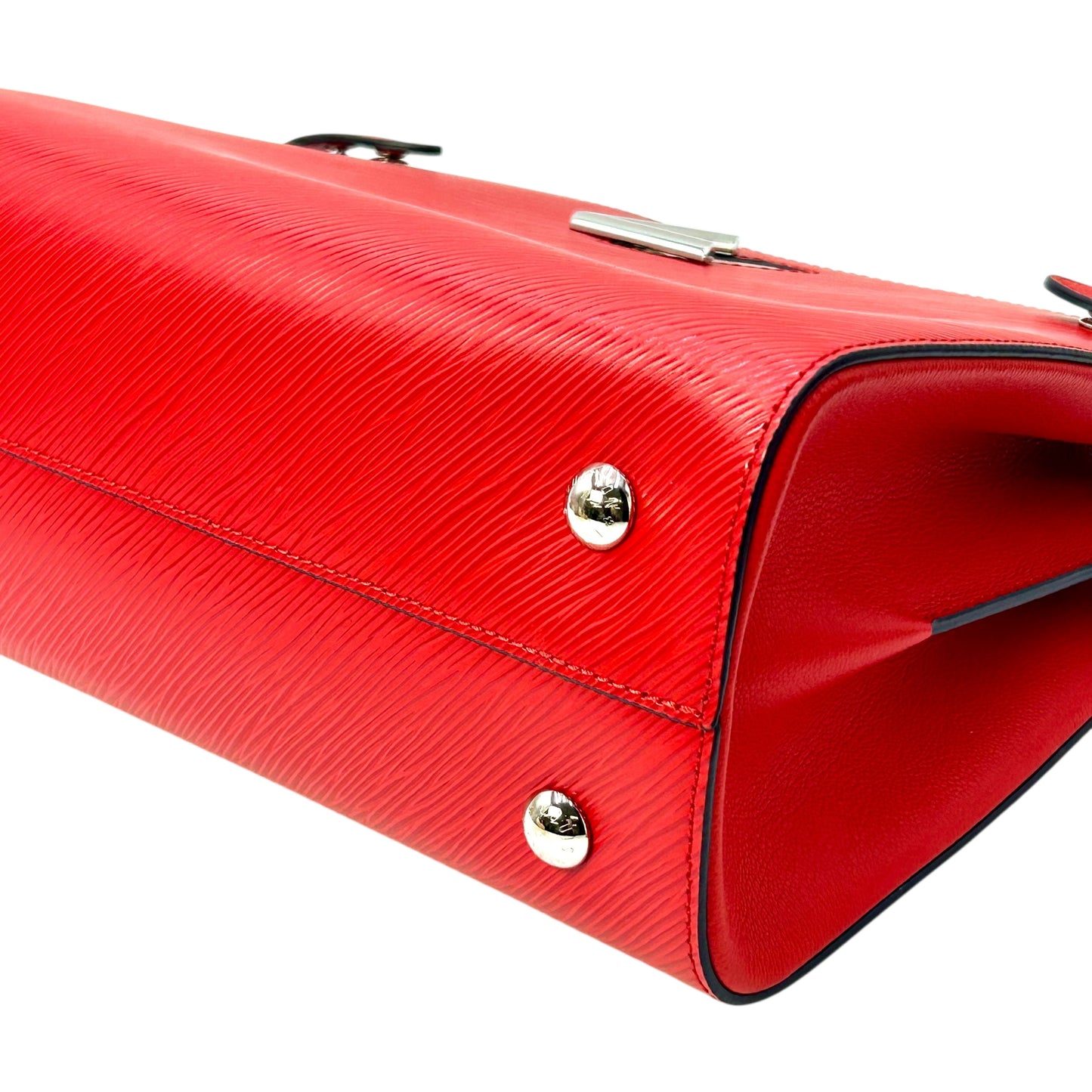 Louis Vuitton Twist Tote Coquelicot Epi Leather Handbag - Red 