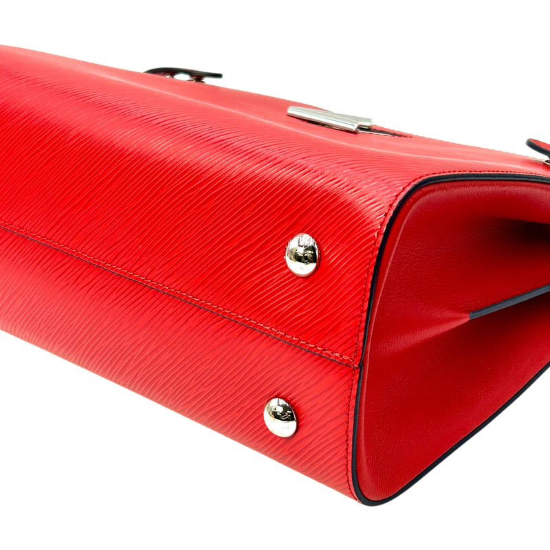 Louis Vuitton Twist Tote Coquelicot Epi Leather Handbag - Red 