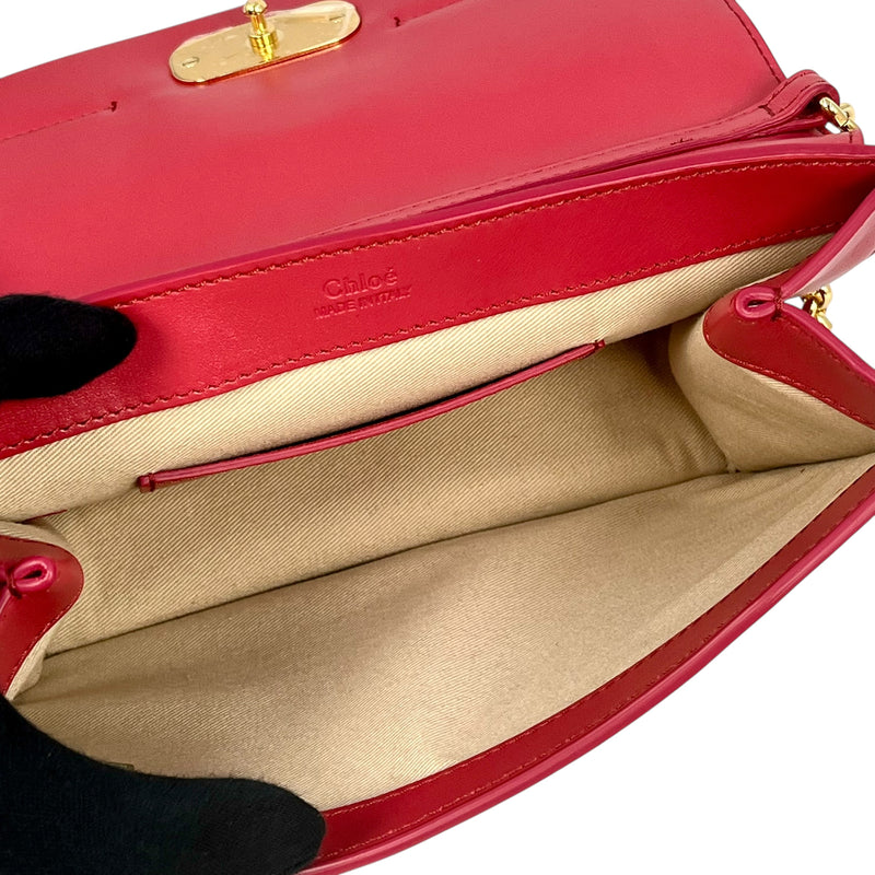 Chloé C チェーン ショルダーバッグ - ピンク × レッド
