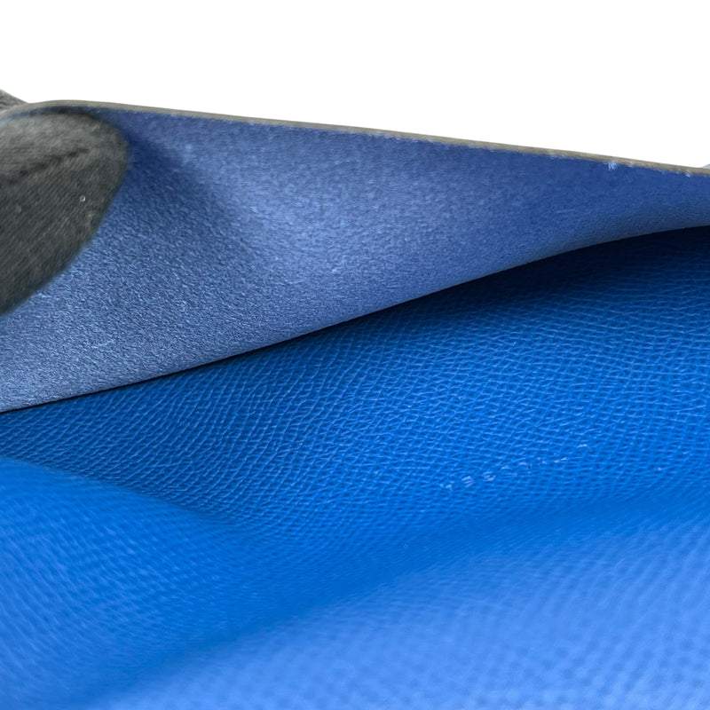 Hermès Globe-Trotter Agenda Case Book Cover U Stamp (2022) - Blue 