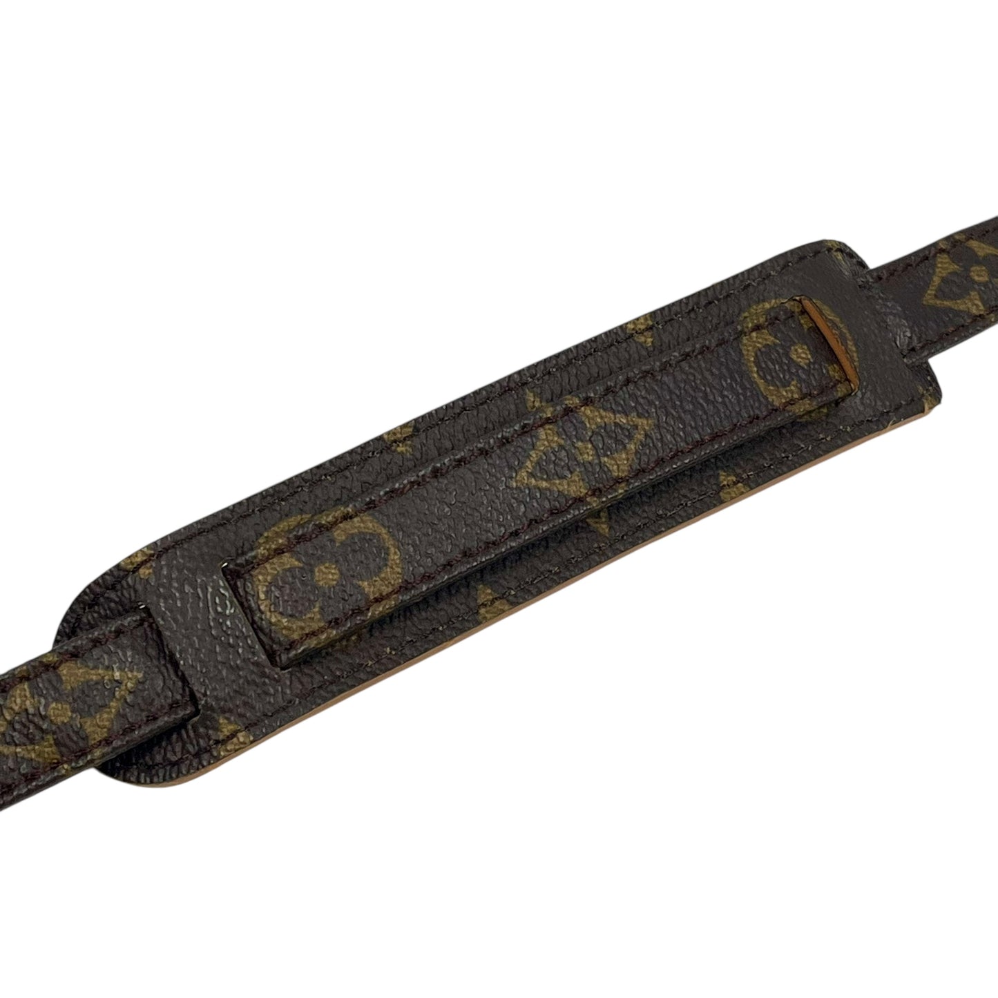 Louis Vuitton Monogram Canvas and Leather Shoulder Strap 101cm - Dark Brown - 32548 