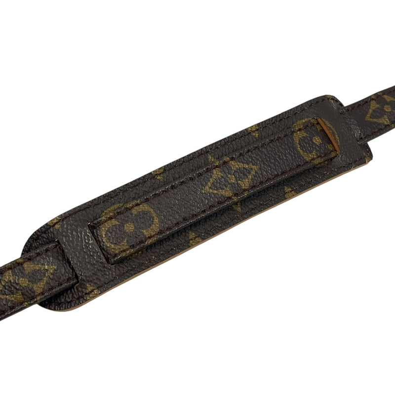 Louis Vuitton Monogram Canvas and Leather Shoulder Strap 101cm - Dark Brown - 32548 