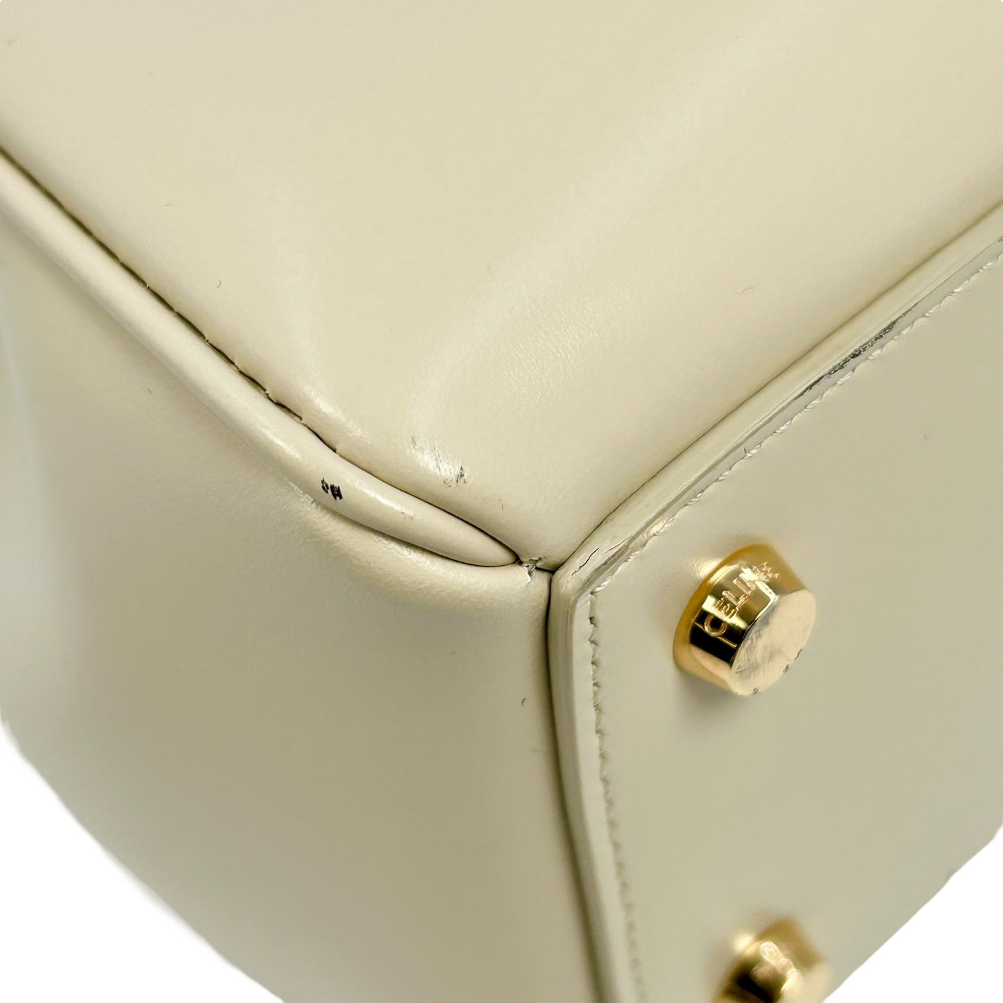 CELINE 16 Small Handbag/Shoulder Bag - Cream 