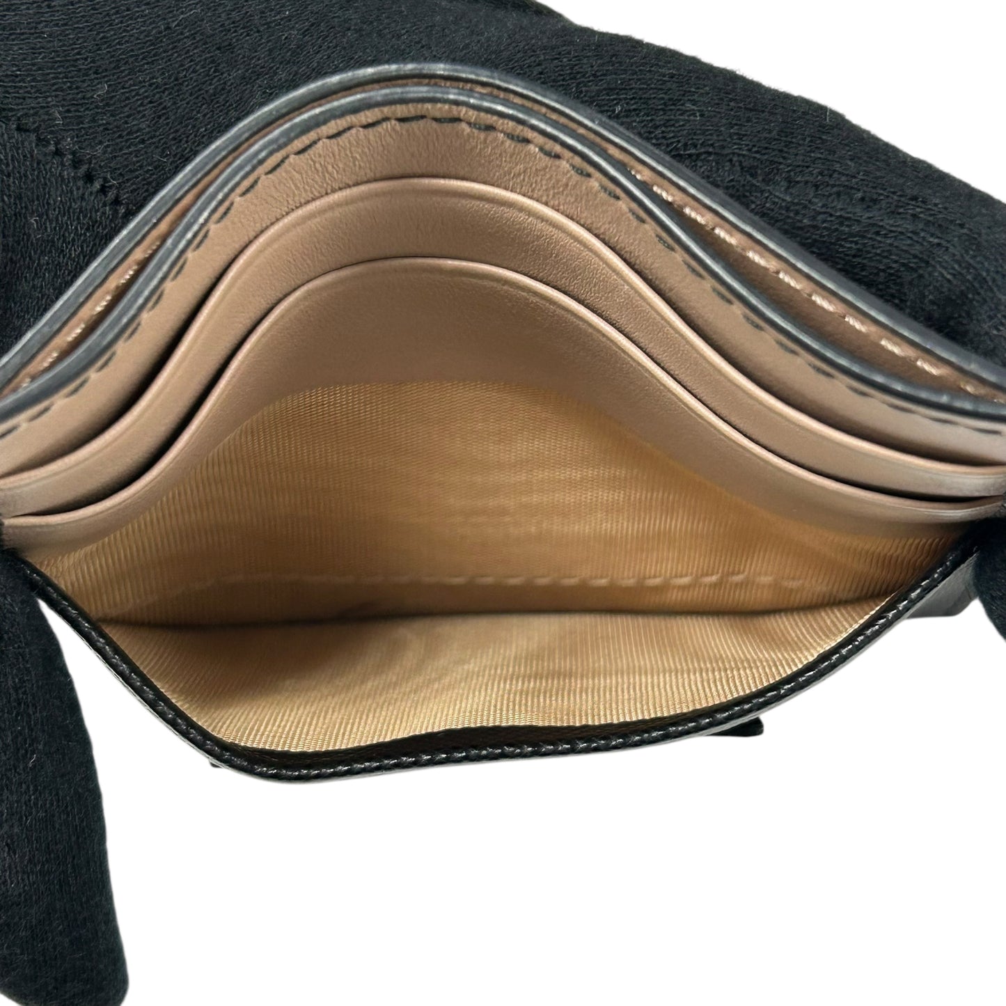 PRADA Saffiano Card Case - Pink and Black 