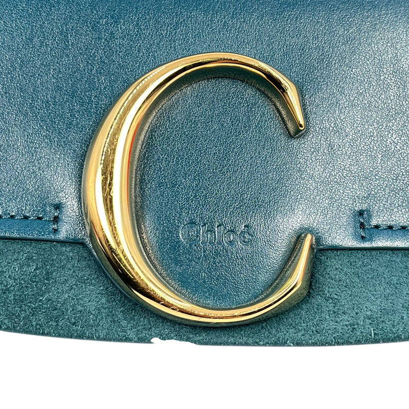 Chloé クロエ C ショルダーバッグ - ブルー