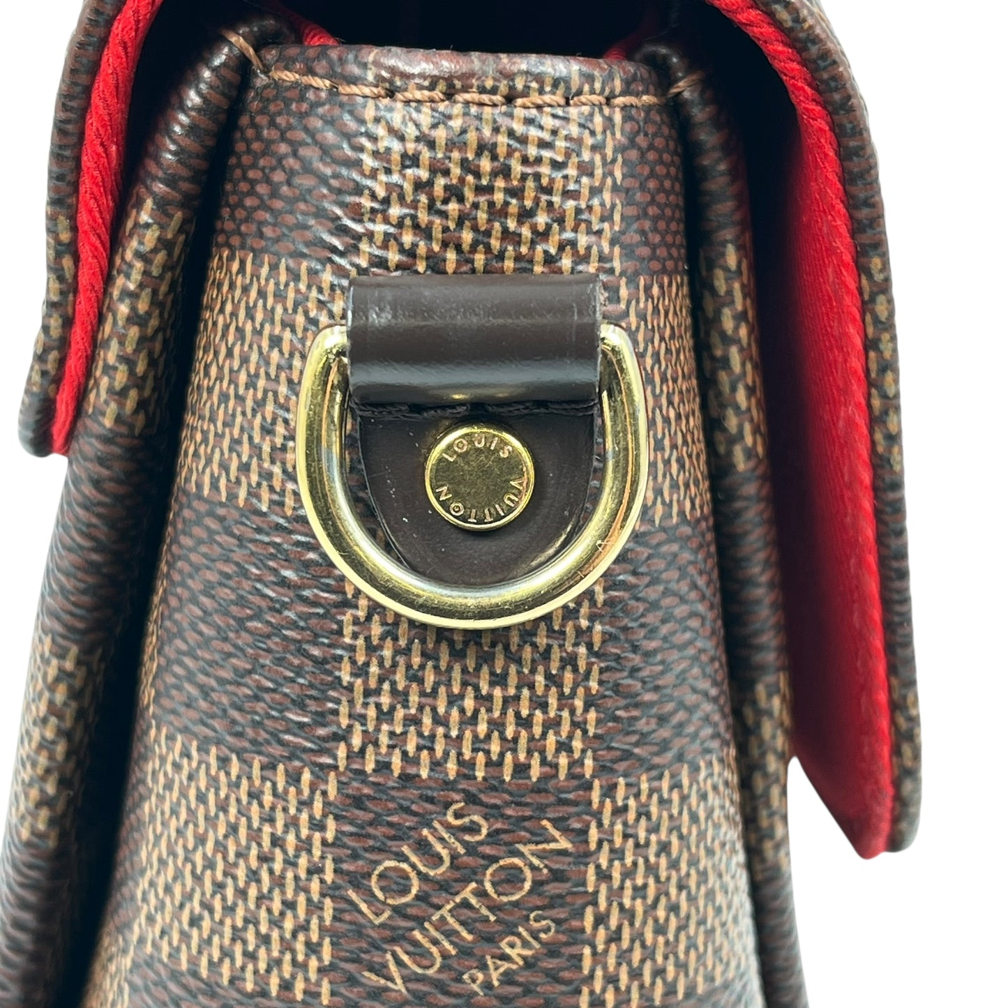 Louis Vuitton Damier Croisette PM Handbag - Dark Brown 