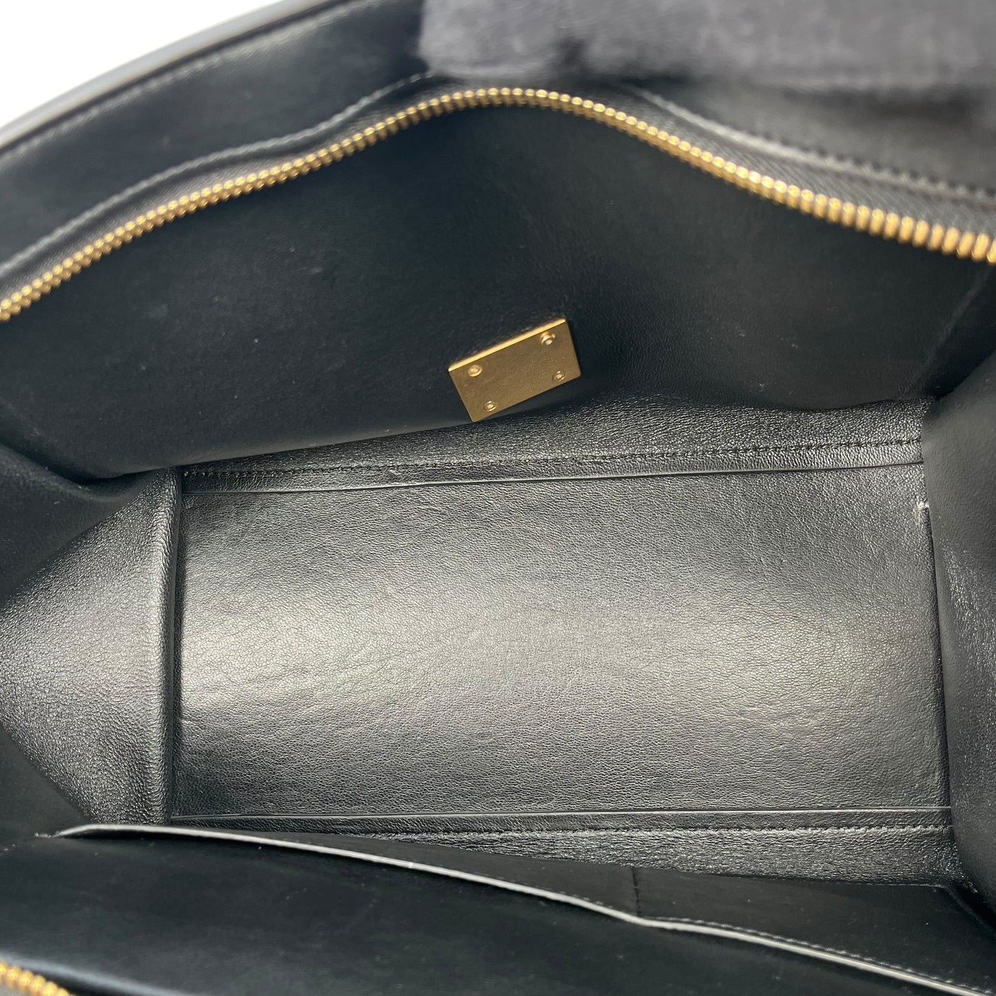 CELINE Trapeze Handbag - Navy Blue 