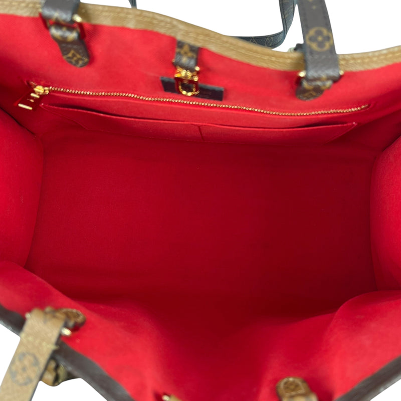 Louis Vuitton Monogram Canvas On-the-Go GM Tote Bag - Brown 