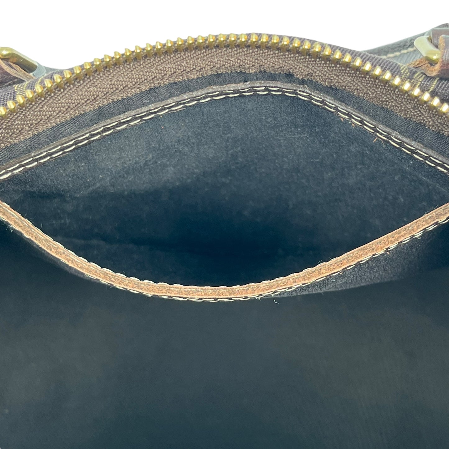 Louis Vuitton Mini Run Speedy 30 Handbag - Dark Brown 