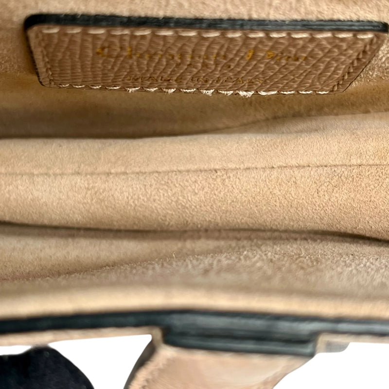Dior Saddle Leather Handbag - Beige 