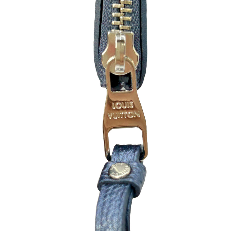 Louis Vuitton Monogram Empreinte Pochette Cle Coin Case and Key Case - Blue 