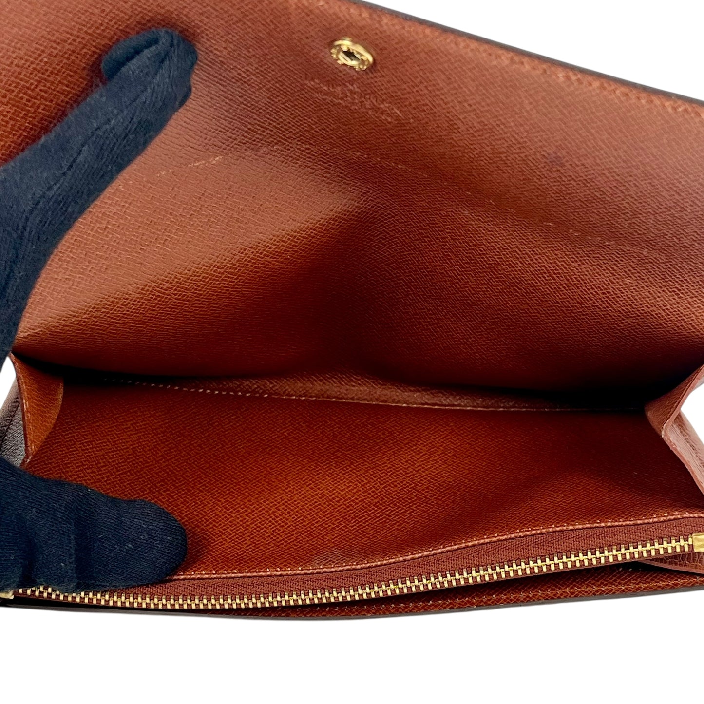 Louis Vuitton モノグラム キャンバス ポルトモネ クレディ 長財布 ロングウォレット - ブラウン - 31496