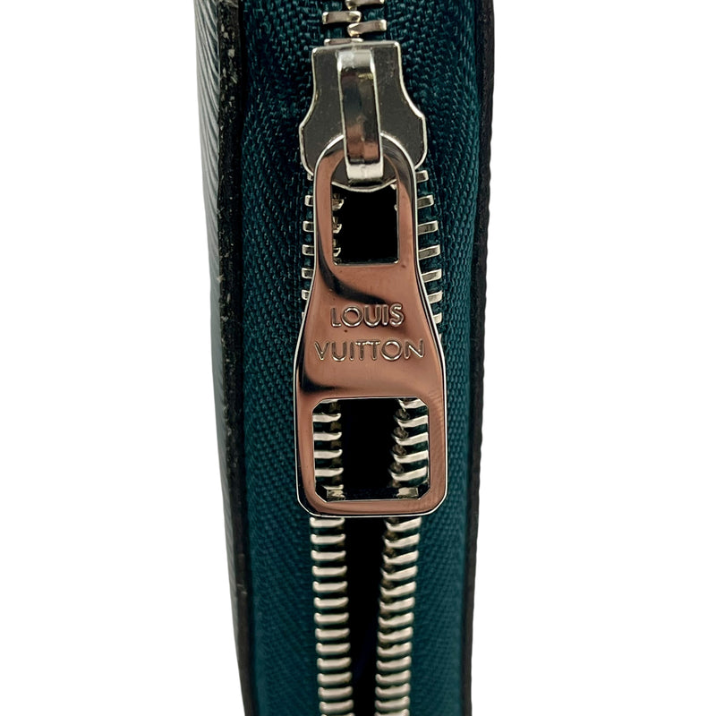 Louis Vuitton Epi Zippy Organizer Long Wallet - Blue Black 